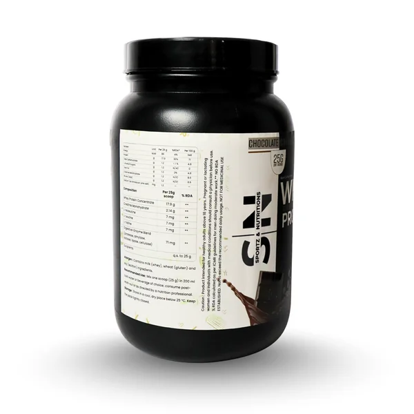Zero Sugar Belgian Chocolate Whey Protein 1kg | No Bloating 3